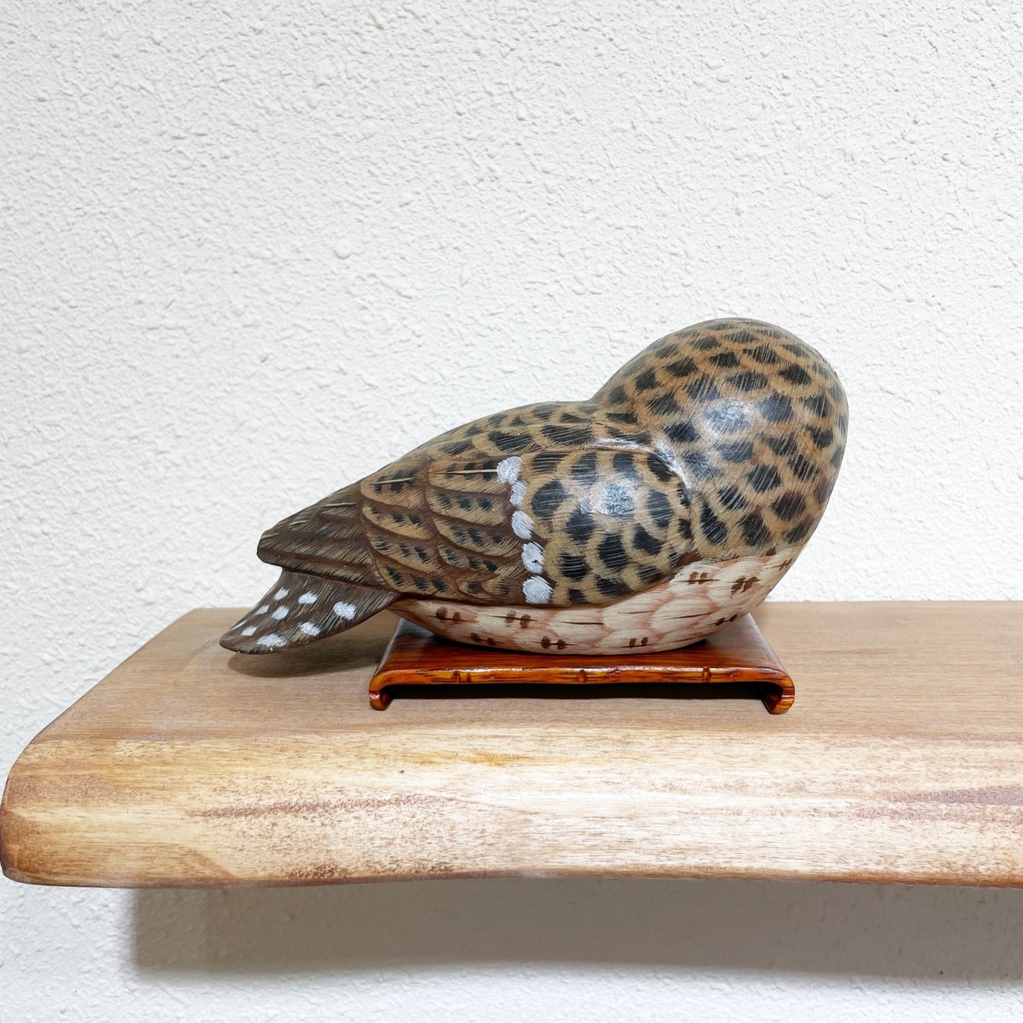 Painted Wooden Owl Baby