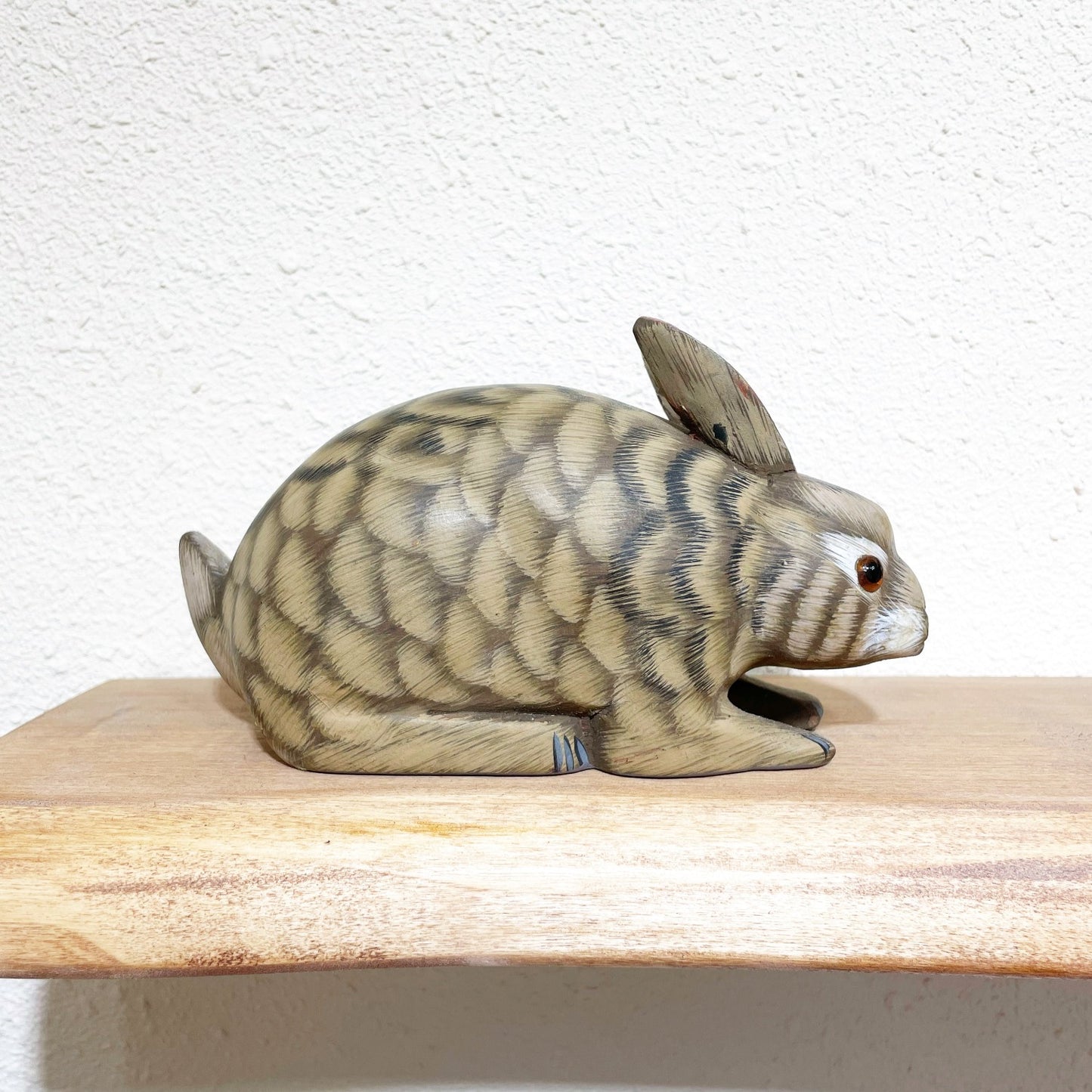 Painted Wooden Rabbit