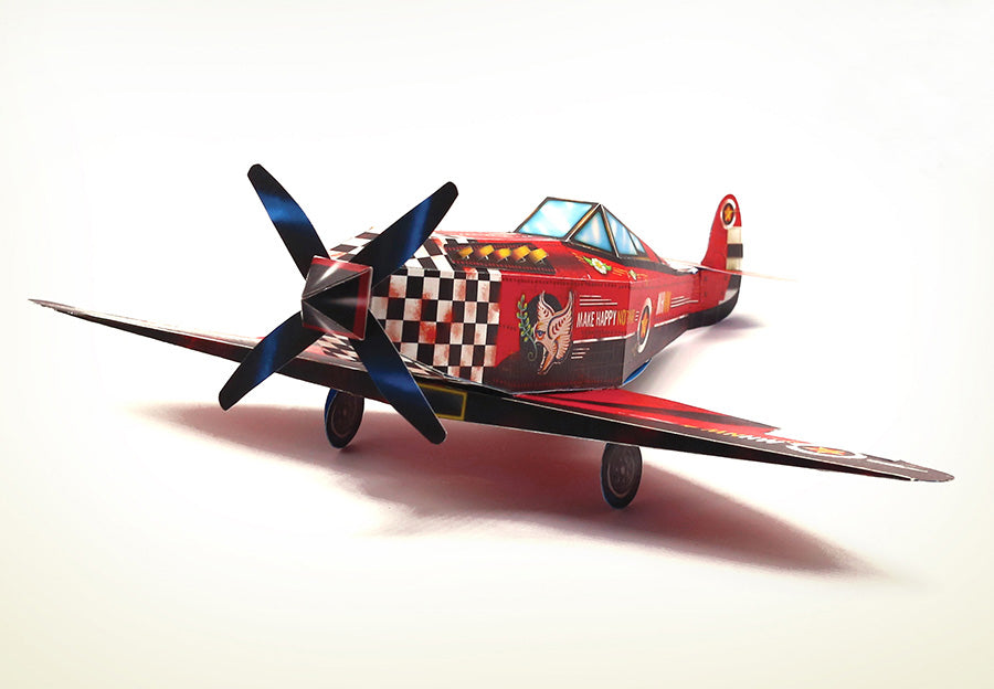 DIY Candy Bomber Airplane DIY紙製飛機糖果收納盒
