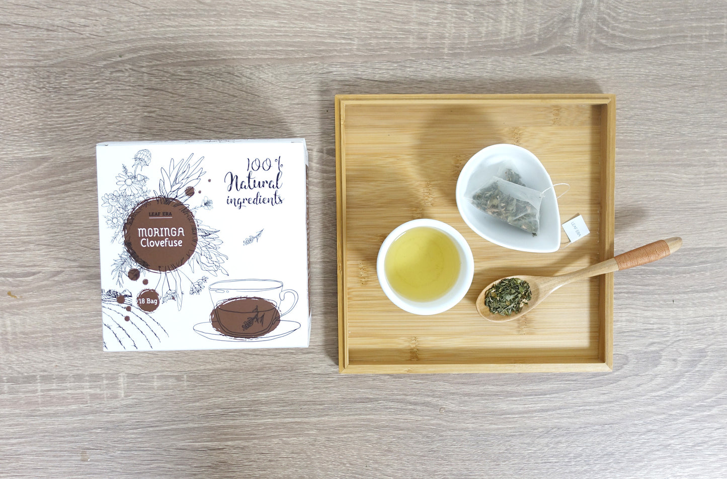 Moringa Clovefuse 辣木丁香健胃茶(一盒18包 -不含咖啡因)
