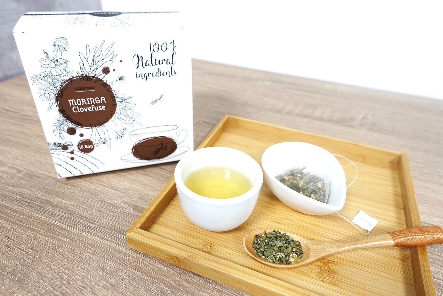 Moringa Clovefuse 辣木丁香健胃茶(一盒18包 -不含咖啡因)