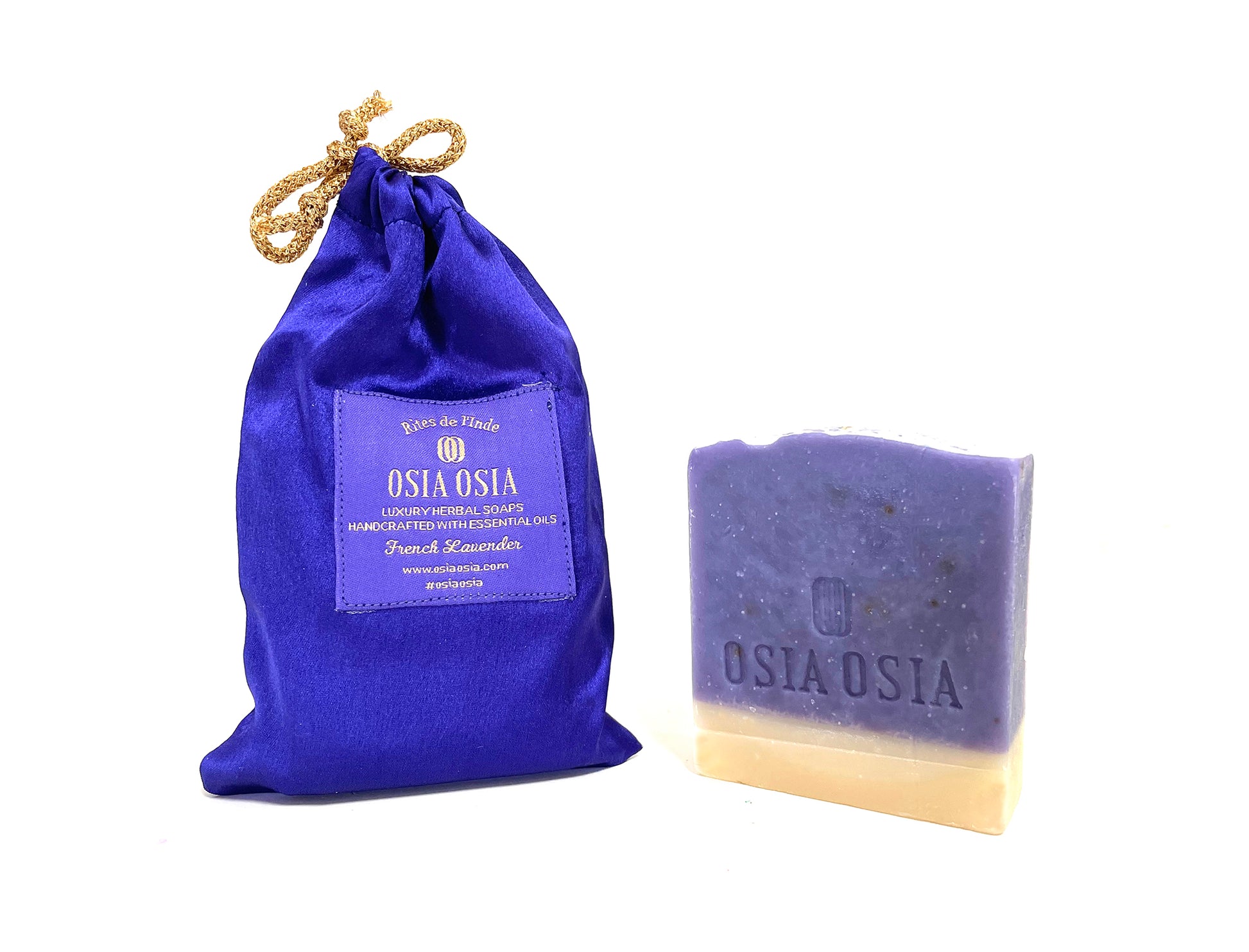Cold Process French Lavender Handcrafted Luxury Herbal Soap (Body Wash & Face Wash) 冷製法國薰衣草精油芳療皂 (沐浴＋潔面兩用）
