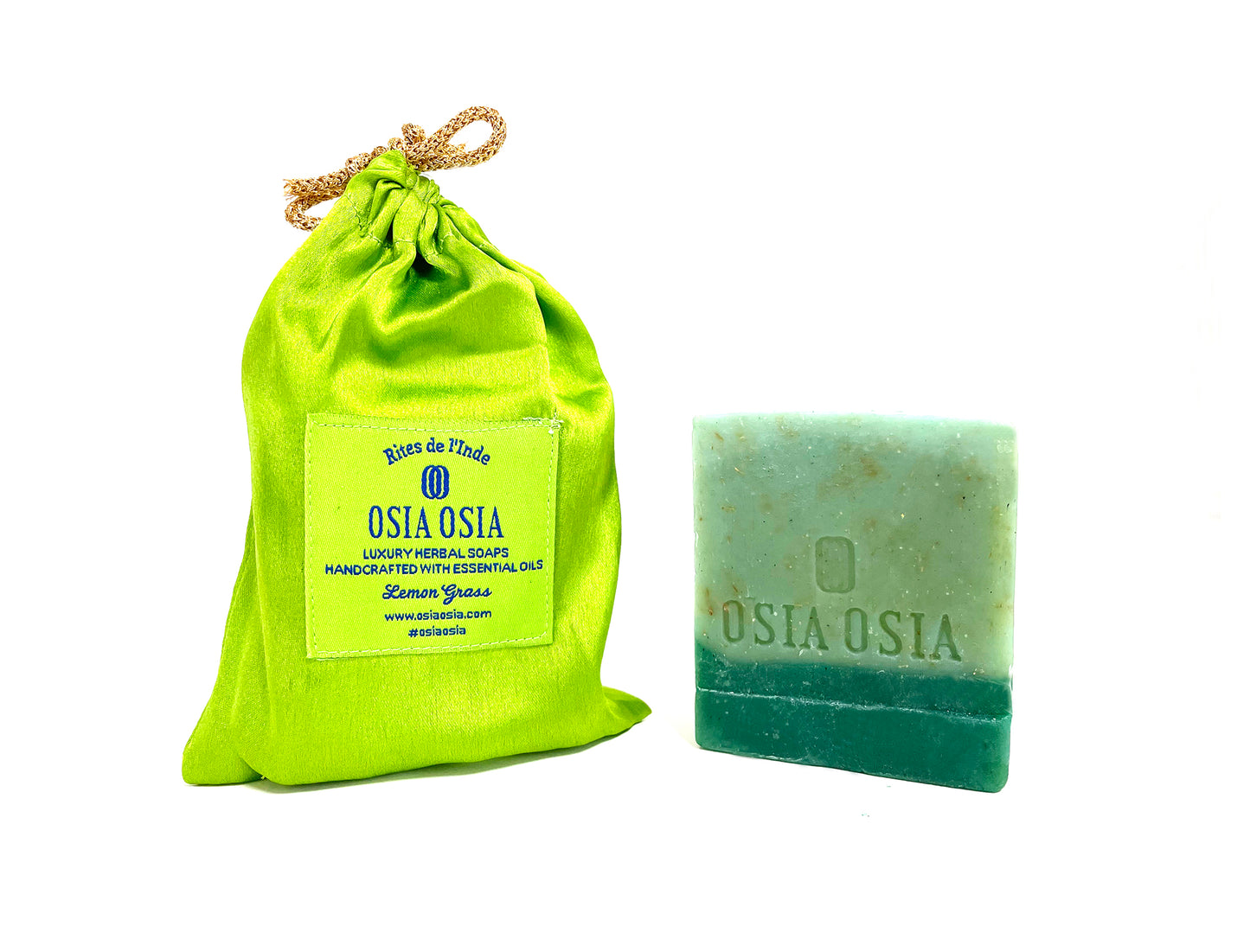Products Cold Process Lemon Grass Handcrafted Luxury Herbal Soap (Body Wash & Face Wash) 冷製檸檬草精油芳療皂 (沐浴+潔面兩用)