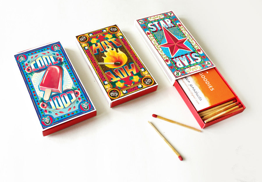DIY Matchbox Business Card Holder: COOL DIY火柴盒名片盒(圖案:冰涼) Regular price