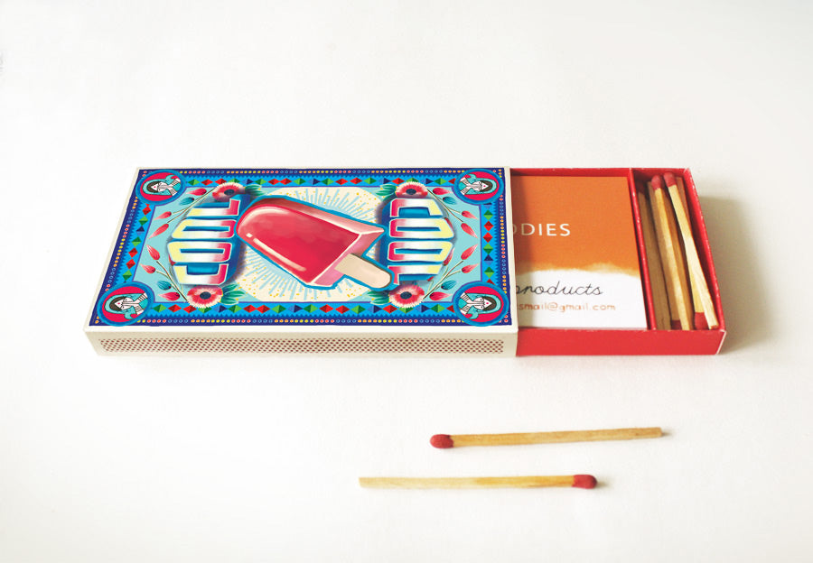 DIY Matchbox Business Card Holder: COOL DIY火柴盒名片盒(圖案:冰涼) Regular price