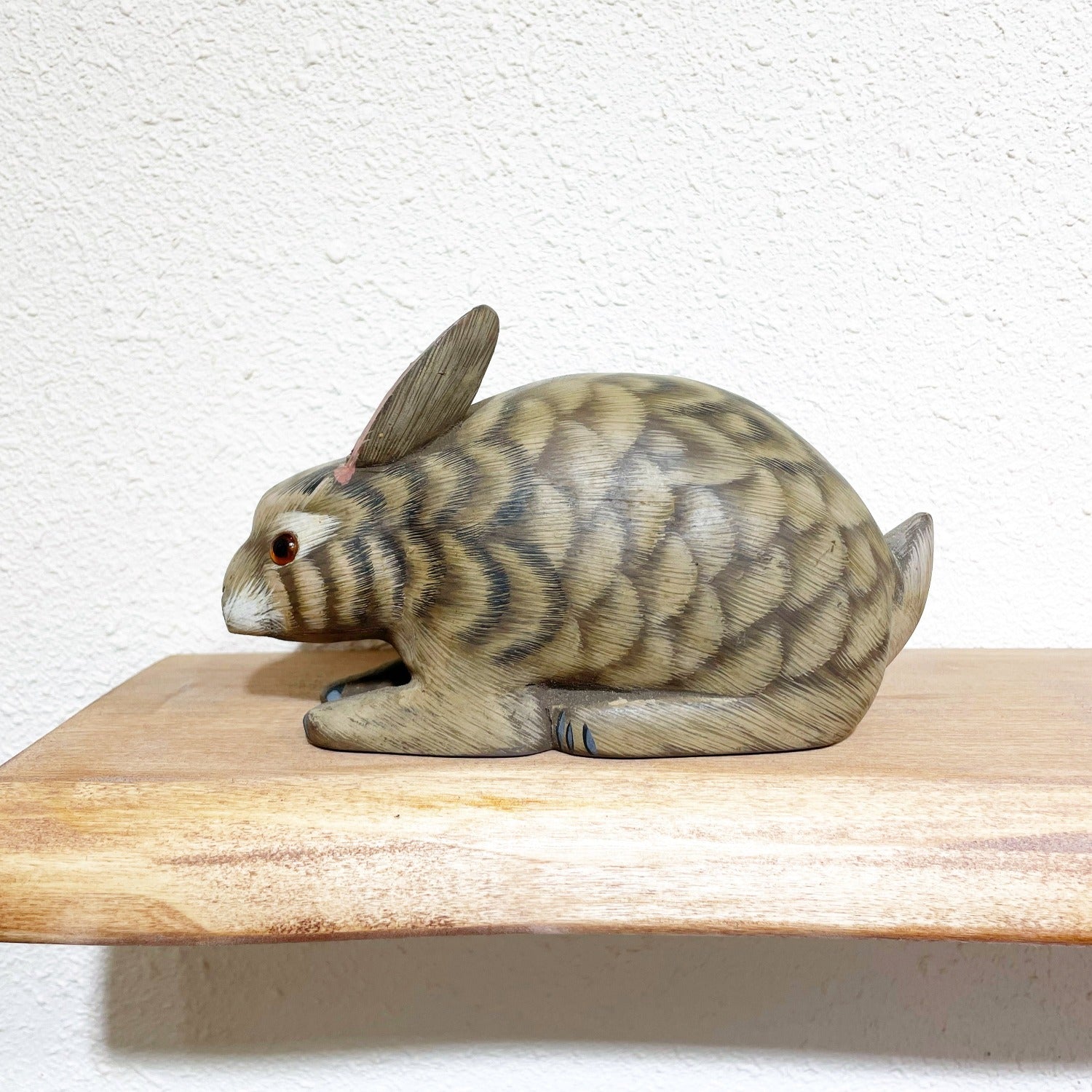 Painted Wooden Rabbit