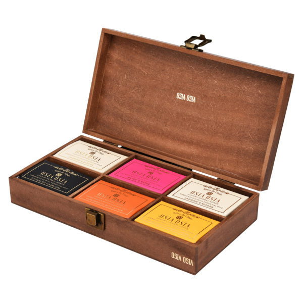 Premium Box of Handcrafted Luxury Herbal Soap (Set of 6) 手工芳療皂精選禮盒（一盒6件）